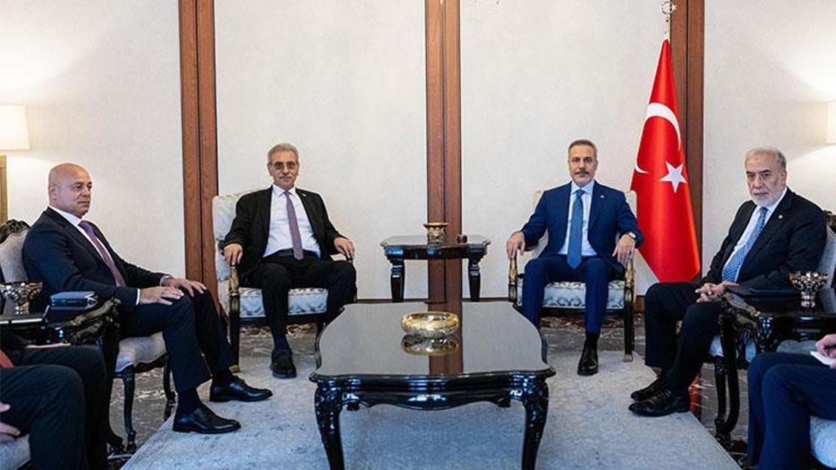 Bakan Fidan, Gazze Yönetimi Ulusal Komitesi Başkanı Şaat’ı kabul etti