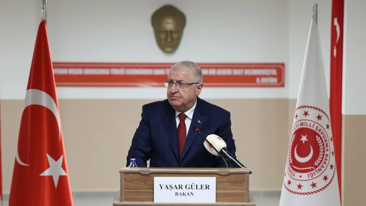 Bakan Güler’den Terörsüz Türkiye açıklaması: Hassasiyetle tedbir alıyoruz