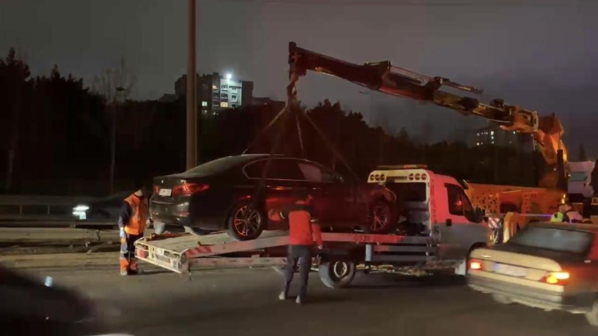 Başakşehir’de zincirleme kaza: 5 kişi yaralandı