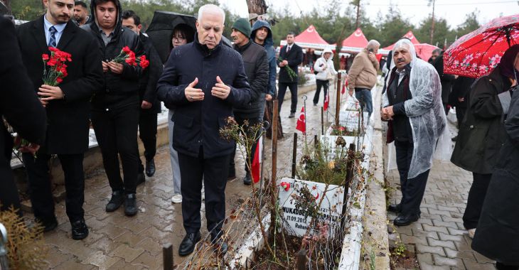 Başkan Mustafa Bozbey’den deprem bölgesine ziyaret