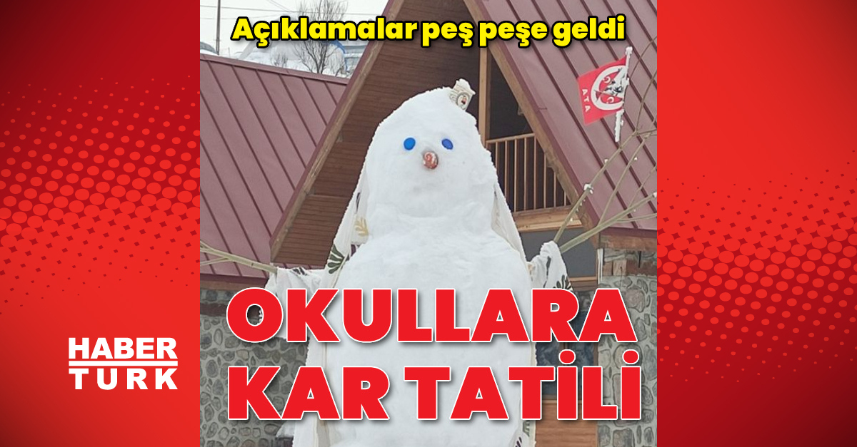 Bazı illerde okullar tatil edildi