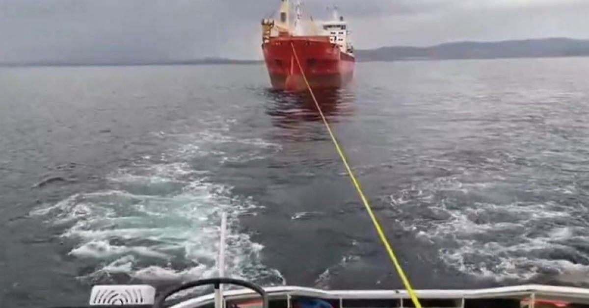 Çanakkale’de gemi arızası