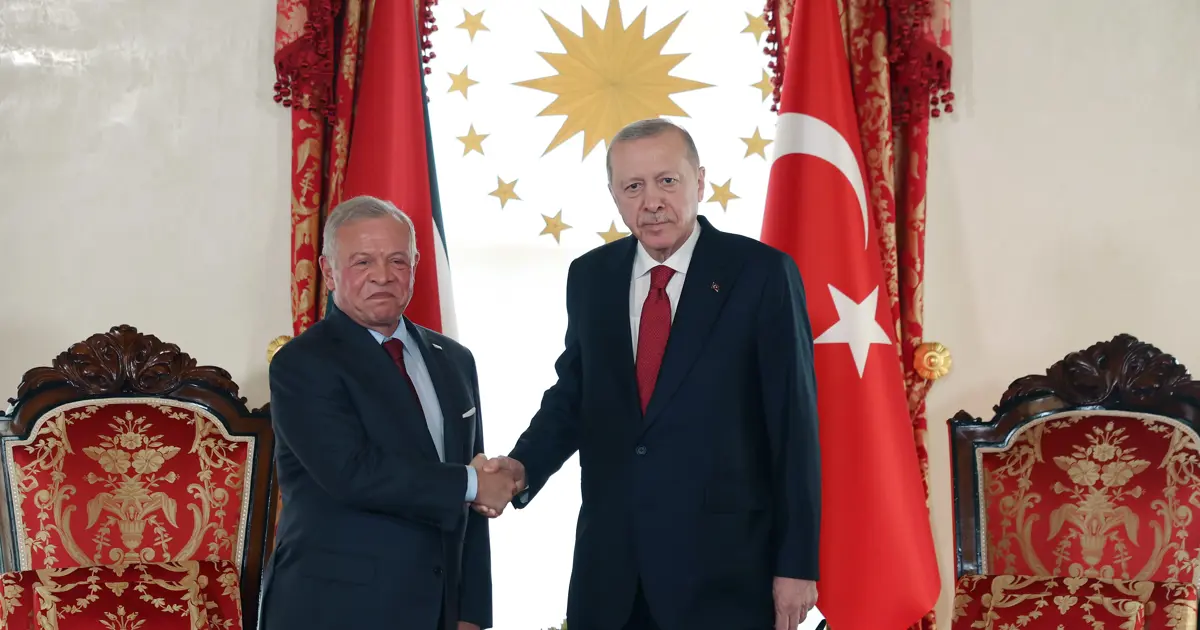 Cumhurbaşkanı Erdoğan ile Ürdün Kralı görüşüyor