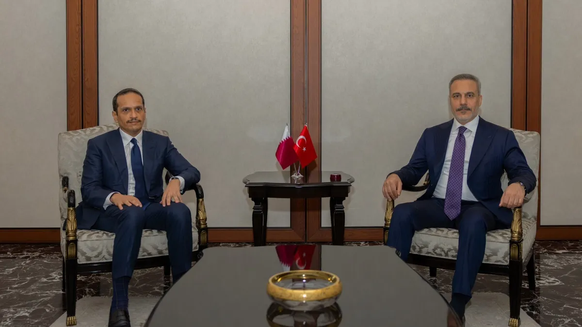 Dışişleri Bakanı Fidan’dan diplomasi trafiği! Katarlı mevkidaşı Al Sani ile görüştü