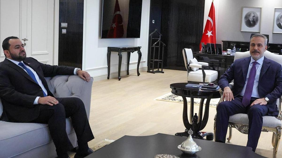 Dışişleri Bakanı Hakan Fidan, Katar Devlet Bakanı Al-Khulaifi ile görüştü