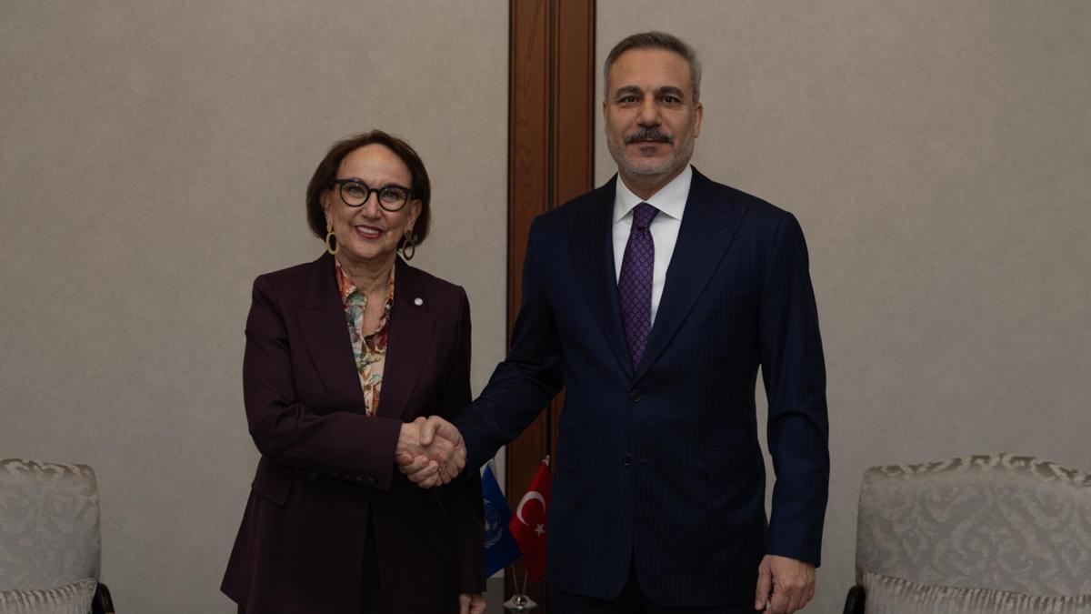 Dışişleri Bakanı Hakan Fidan, UNCTAD Genel Sekreteri Grynspan’ı kabul etti