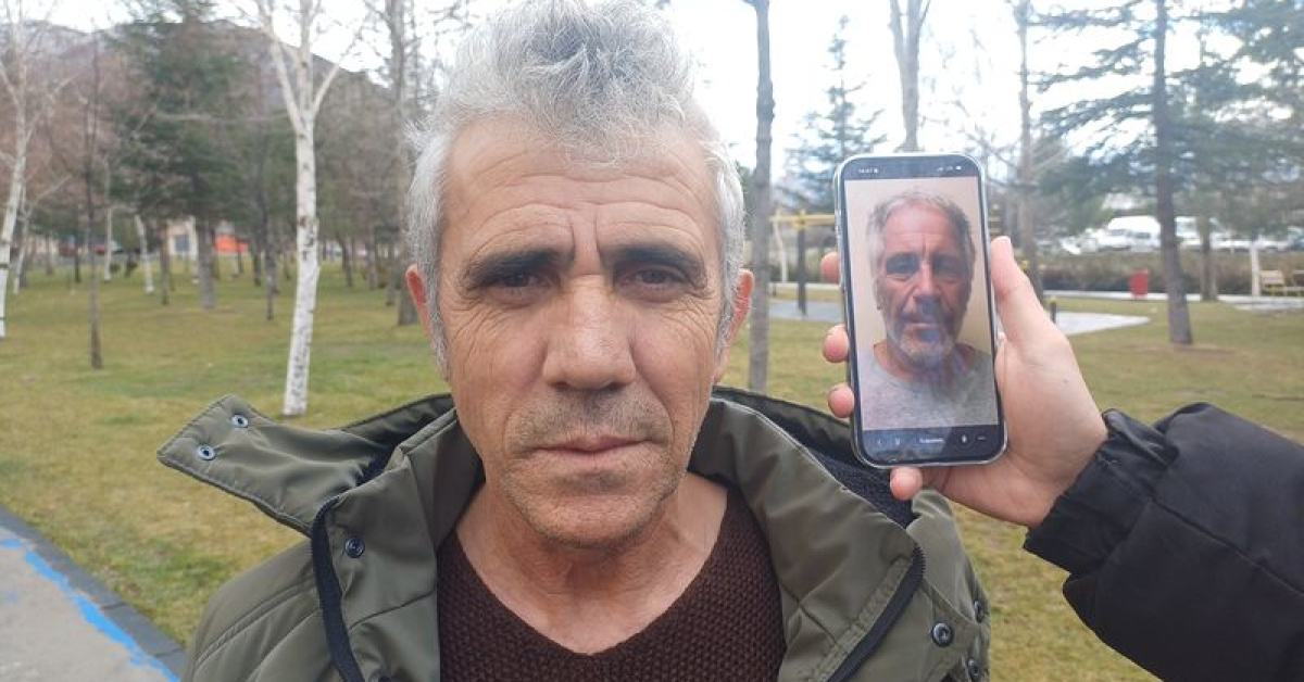 Epstein’e benzeyen adam isyan etti