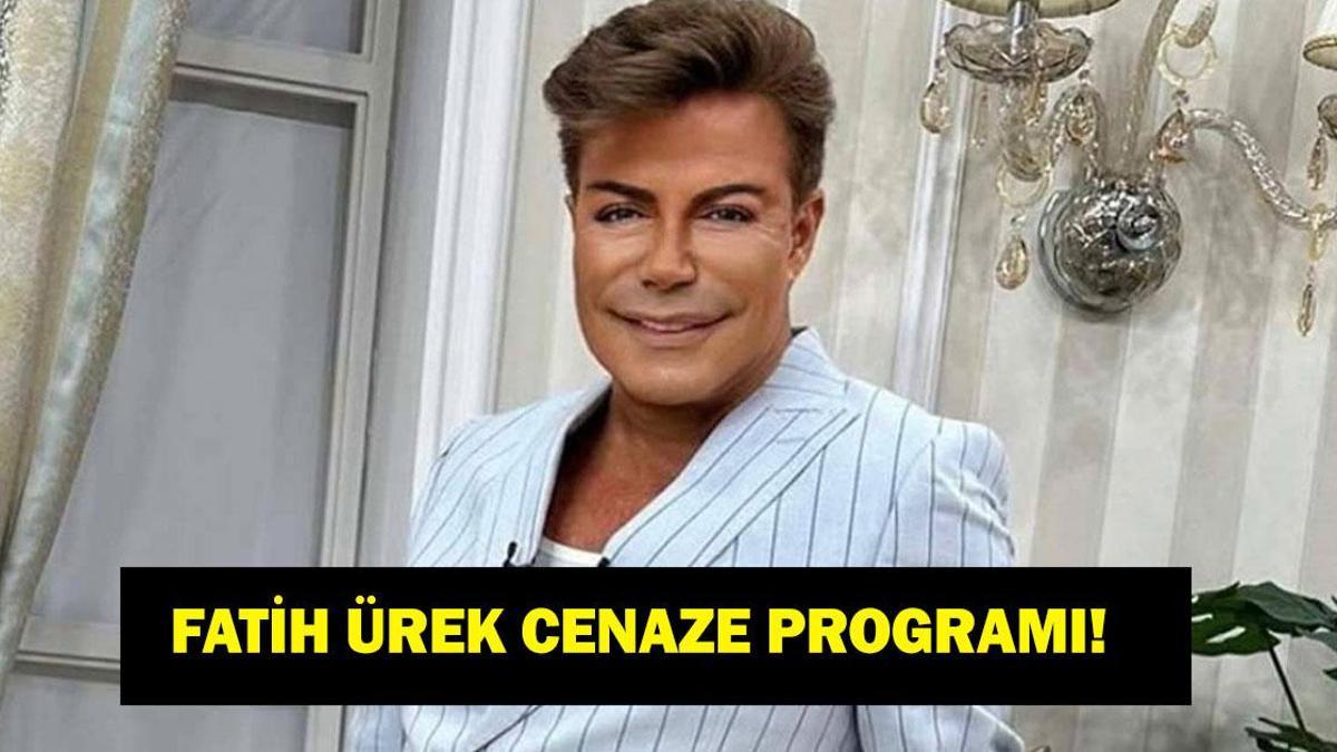 FATİH ÜREK CENAZE PROGRAMI: Fatih Ürek’in Cenazesi Nereden Kaldırılacak, Saat Kaçta? Fatih Ürek Nereye Defnedilecek?