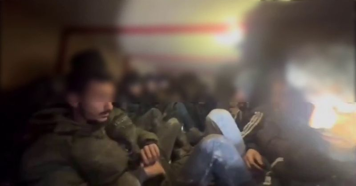 Göçmenleri gübreyle kamufle ettiler!