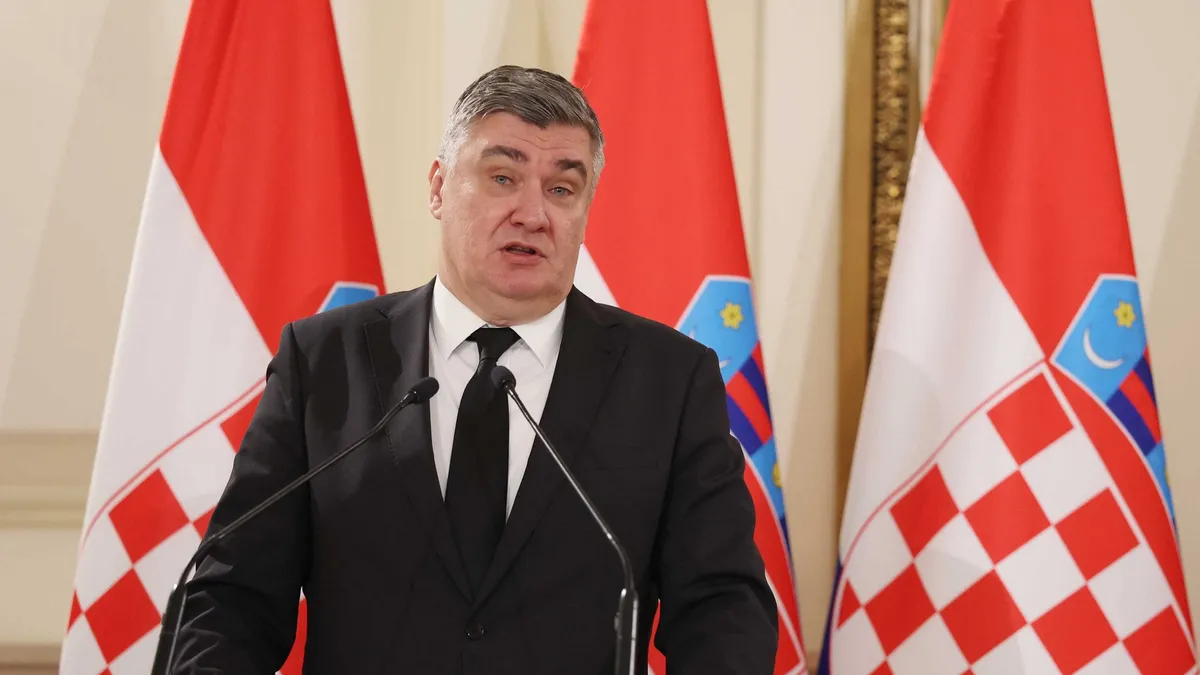 Hırvatistan Cumhurbaşkanı Milanovic’ten ülkesinin Savunma Bakanı Anusic’e İsrail tepkisi: Savunma iş birliğini sonlandırın