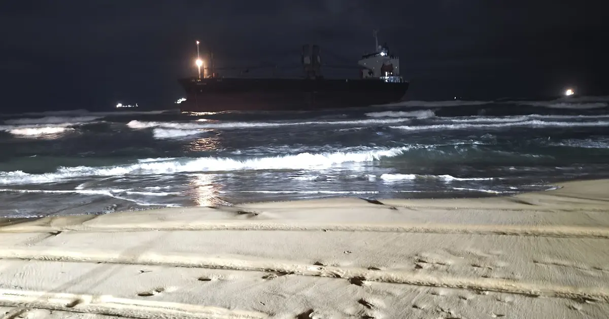 Kastamonu açıklarında vurulan gemi Sarıyer’de karaya oturdu