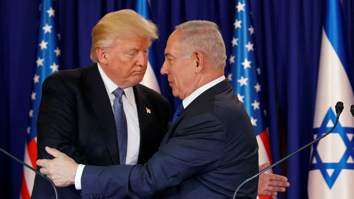 Katil Netanyahu 1 yılda 7. kez Trump’ın kapısında | ABD Başkanı bile böyle korunmuyor! Dikkat çeken güvenlik önlemi