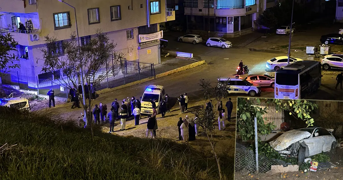 Lastiği patlayan refüje yuvarlandı. Sürücü öldü, annesi yaralandı