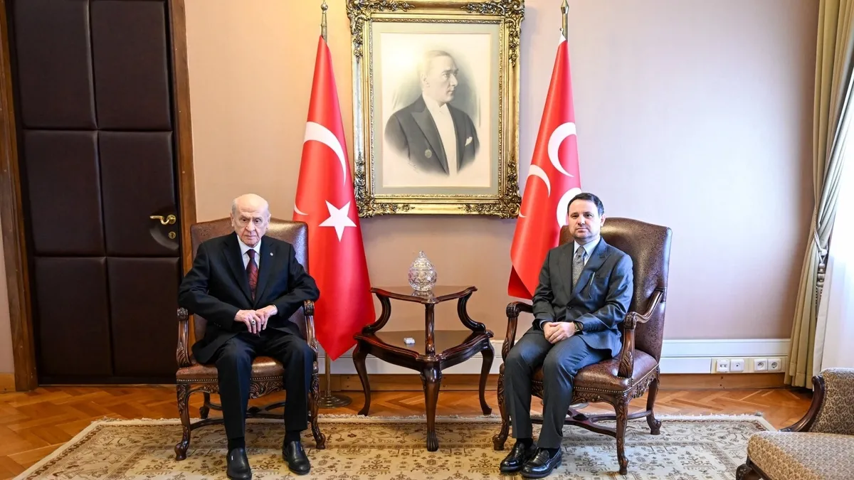 MHP lideri Bahçeli Adalet Bakanı Akın Gürlek’i kabul etti