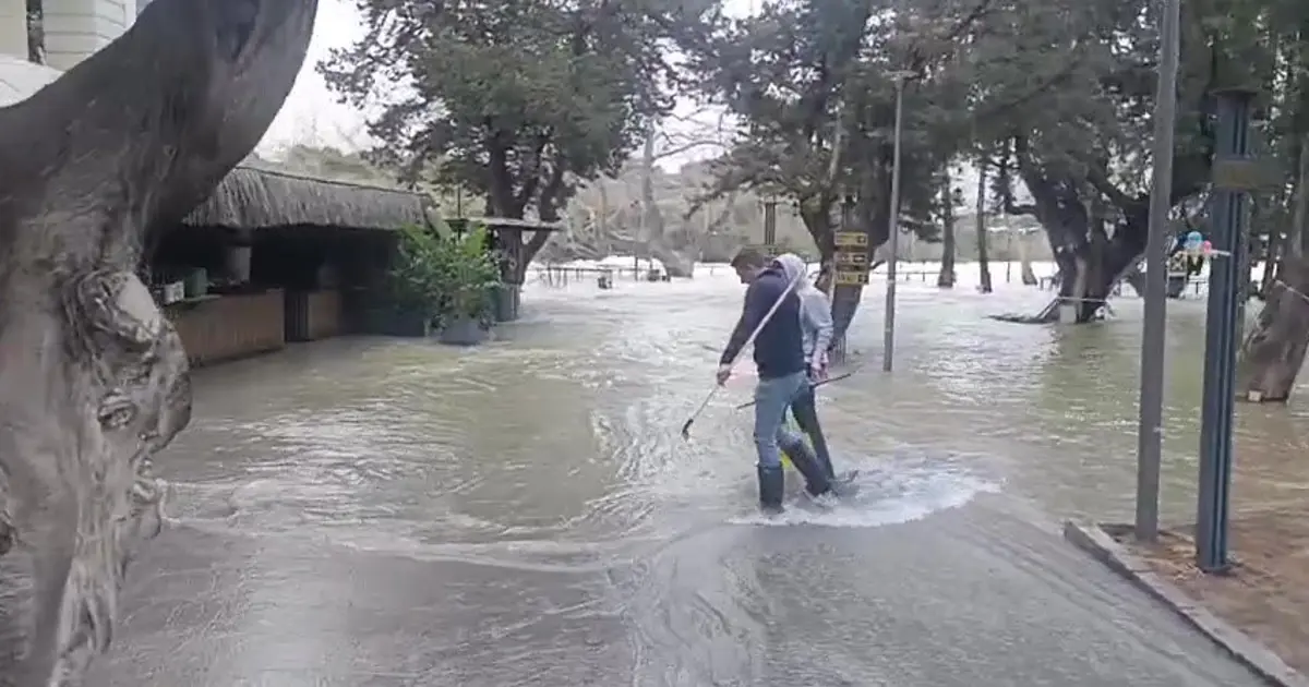 Manavgat Irmağı’nda sular yükseldi, işletmeleri su bastı