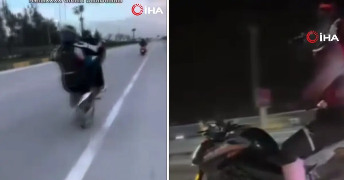 Motosikletlinin sosyal medya şovu pahalıya patladı