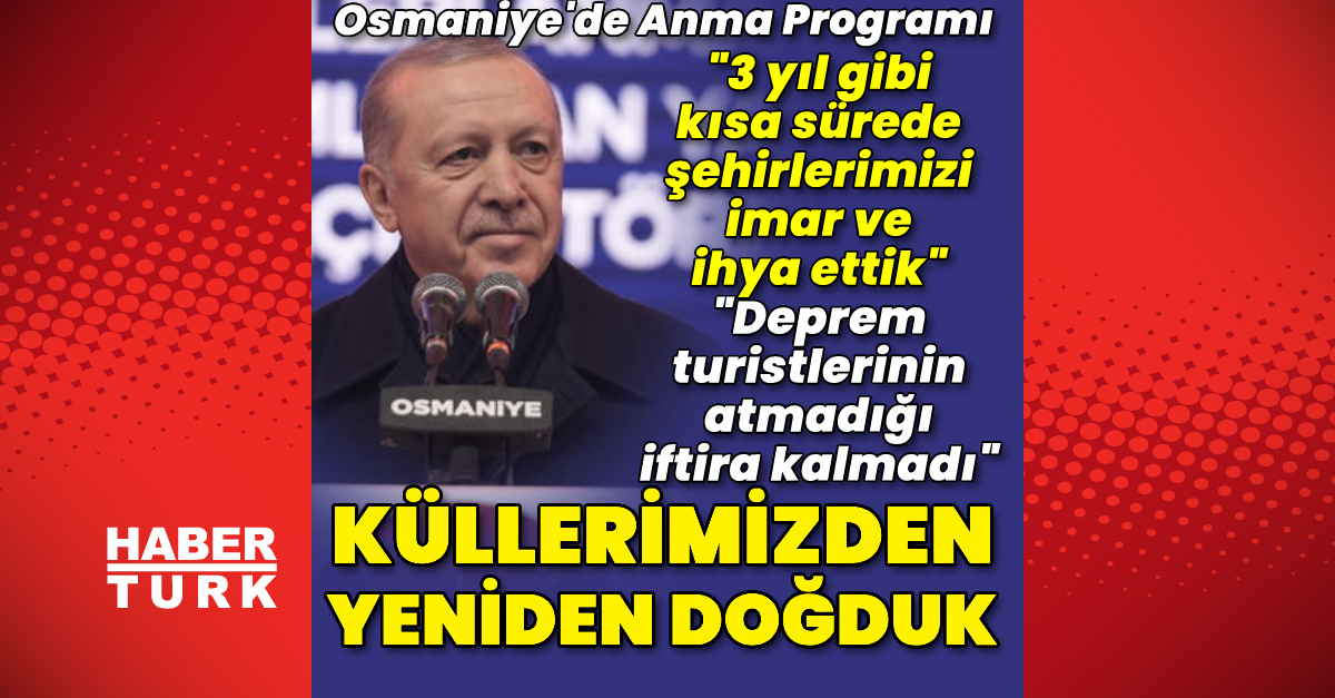 Osmaniye’de 6 Şubat Depremleri Anma Programı