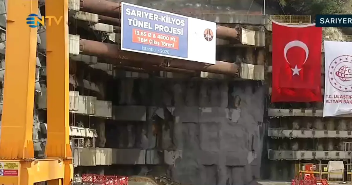 Sarıyer-Kilyos Tüneli’nde ışık göründü. İstanbul’da 35 dakika süren yol 5 dakikaya düşecek
