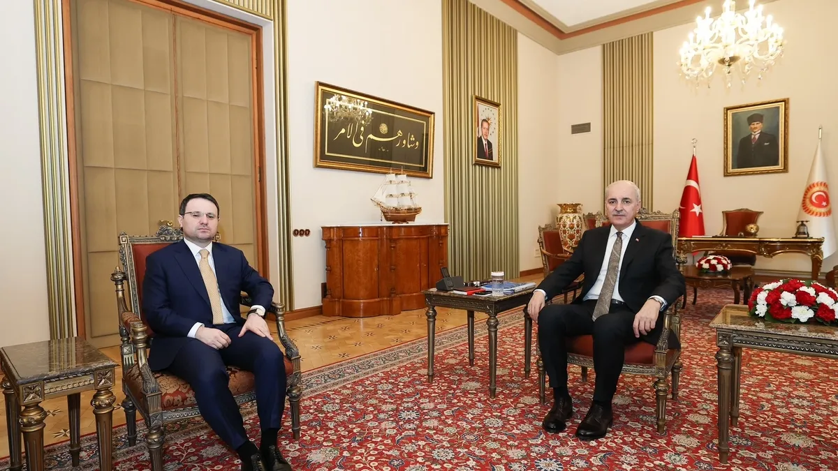 TBMM Başkanı Kurtulmuş Adalet Bakanı Gürlek’i kabul etti