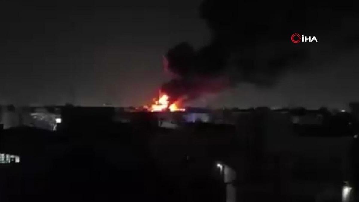 Tahran’daki askeri tesiste büyük yangın