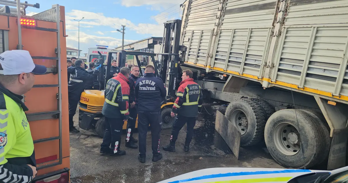 Tamir sırasında damper düştü. 2 ölü