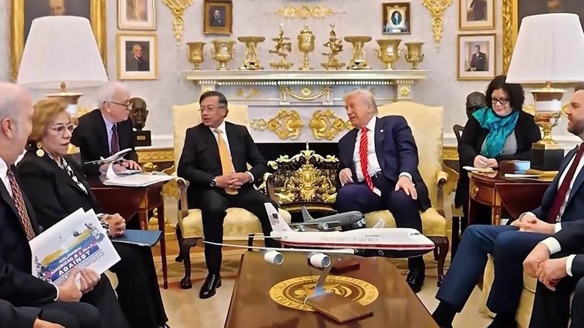 Trump, Kolombiya lideri Petro ile Beyaz Saray’da görüştü