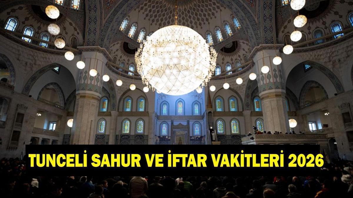 Tunceli İFTAR – SAHUR VAKTİ: Hatay İMSAKİYE 2026 – Tunceli Sahur Saat kaçta, Oruç Ne zaman başlıyor? İftar Vakti ve Ramazan Takvimi