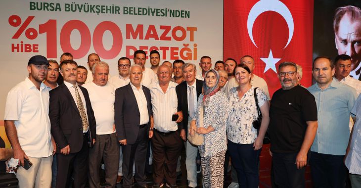 Üreten Bursa’ya Büyükşehir’den tam destek