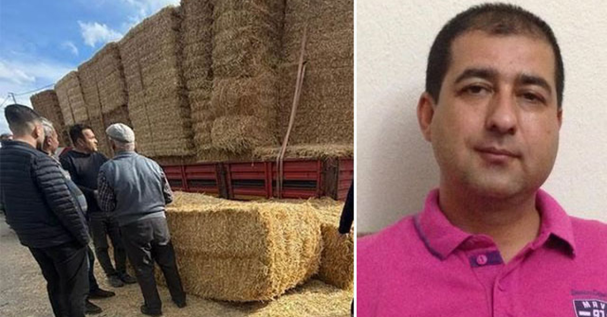 Yürürken saman balyaları öldürdü!