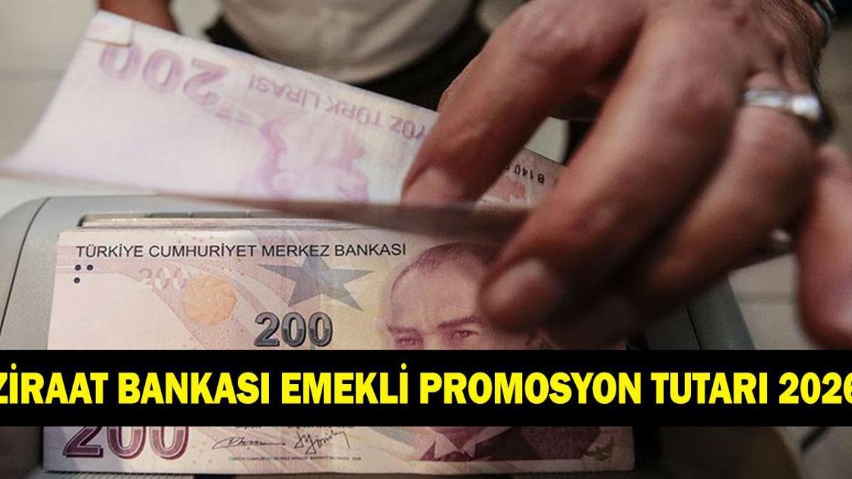 ZİRAAT BANKASI EMEKLİ PROMOSYON TUTARI 2026: Ziraat Bankası emekliye ne kadar promosyon veriyor? İşte maaşa göre promosyon tutarı…