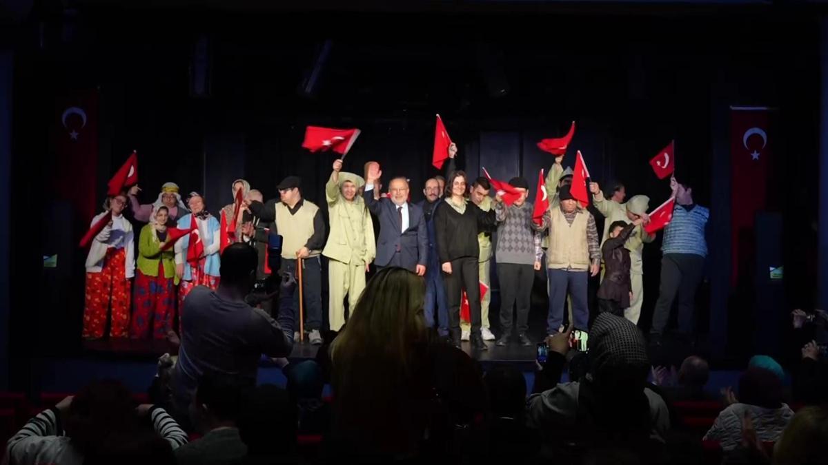 Zihinsel engelli 12 çocuktan “Çanakkale Zaferi” oyunu