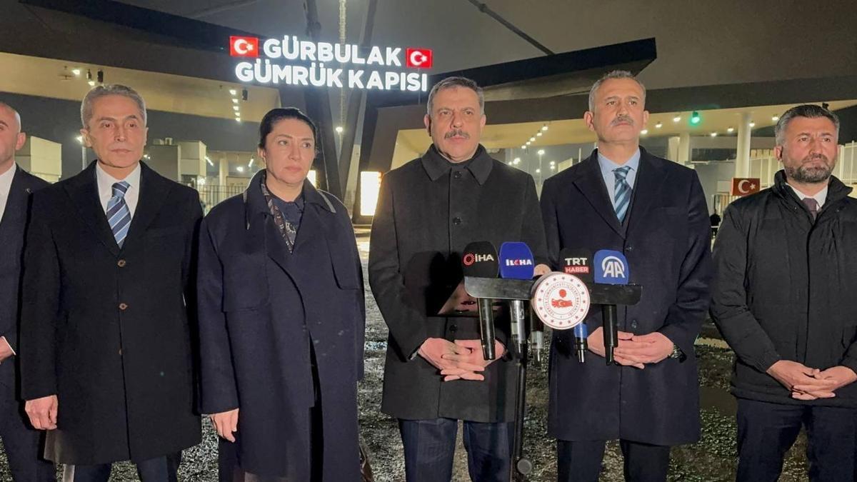 Bakan Çiftçi Gürbulak Sınır Kapısı’nda konuştu: Sınır hattında tüm tedbirler alındı