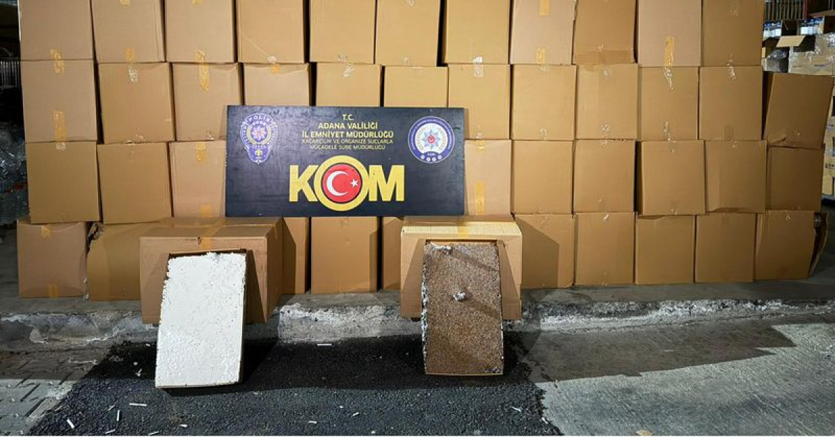 4 milyon 675 bin kaçak makaron ele geçirildi