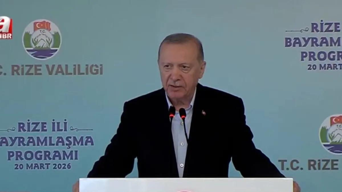 Başkan Erdoğan’dan Rize Bayramlaşma Programı’nda önemli mesajlar