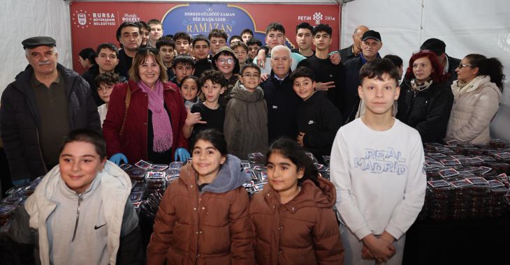 Bursa’da Ramazan’ın bereketi paylaştıkça çoğaldı