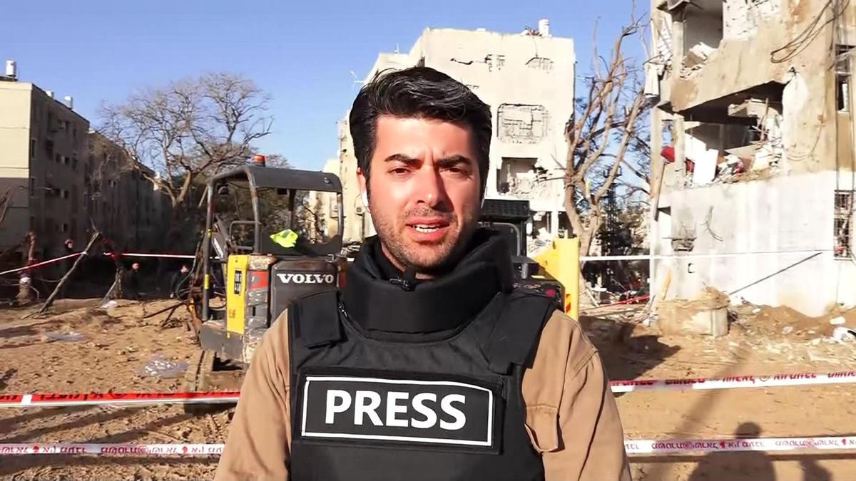 CNN TÜRK İran’ın vurduğu Arad’da
