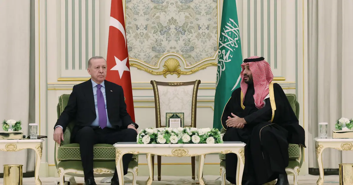 Cumhurbaşkanı Erdoğan, Veliaht Prens Selman ile görüştü