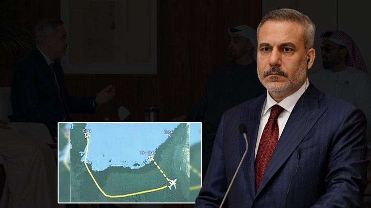 Dışişleri Bakanı Hakan Fidan’dan Körfez’de kritik barış turu: Uçağın rotası dikkat çekti