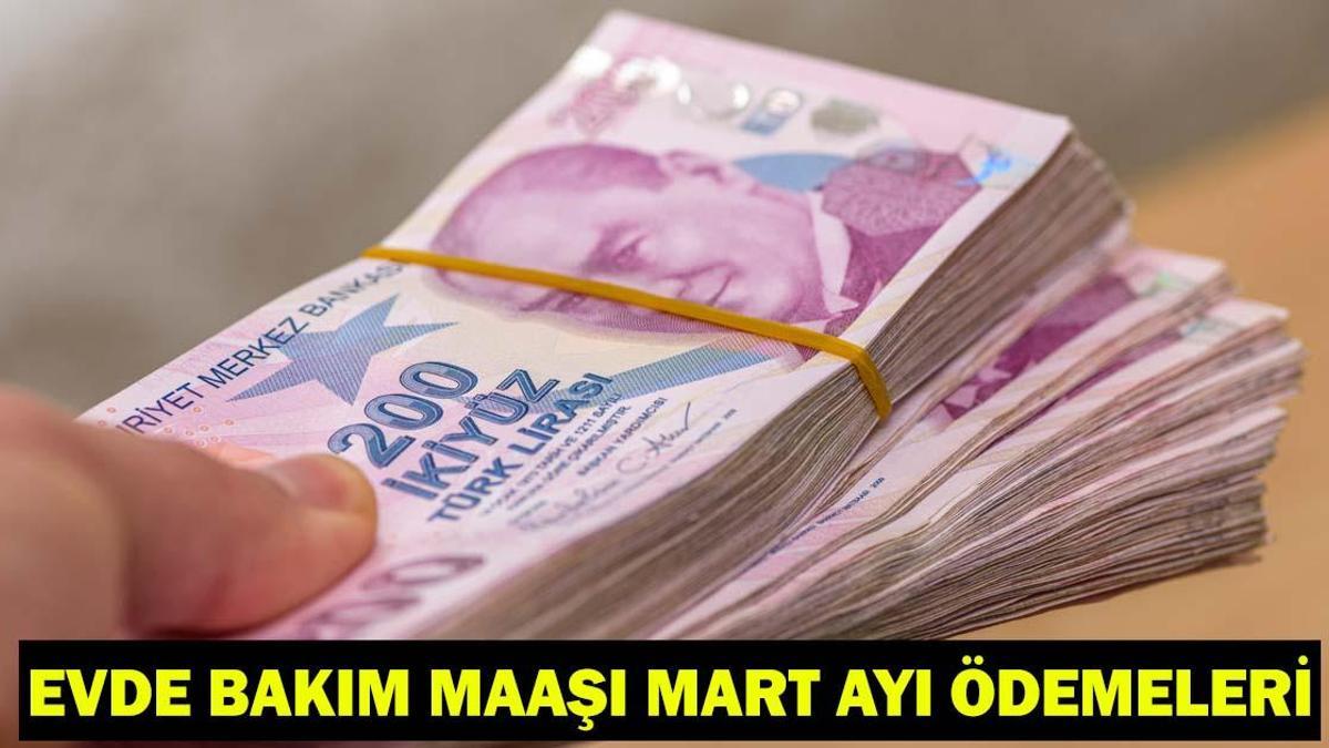 EVDE BAKIM MAAŞI ÖDEMELERİ BAYRAMDAN ÖNCE YATIRILACAK MI? Evde bakım maaşı mart ayı ödeme tarihleri 2026