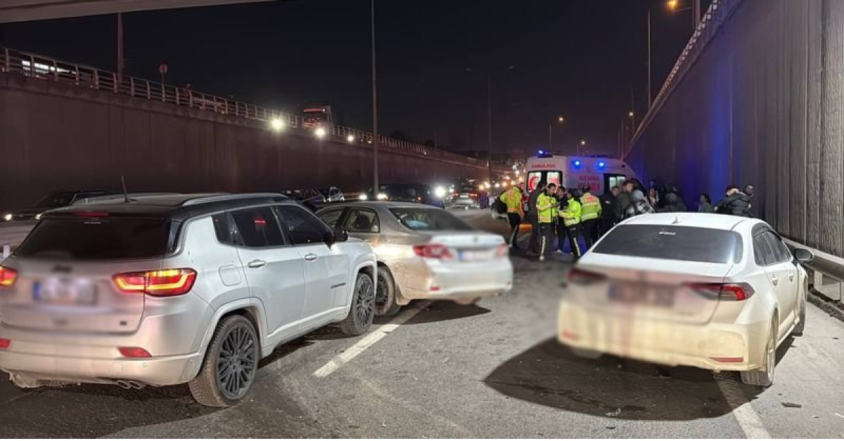 Gebze’de zincirleme kaza: 5 yaralı