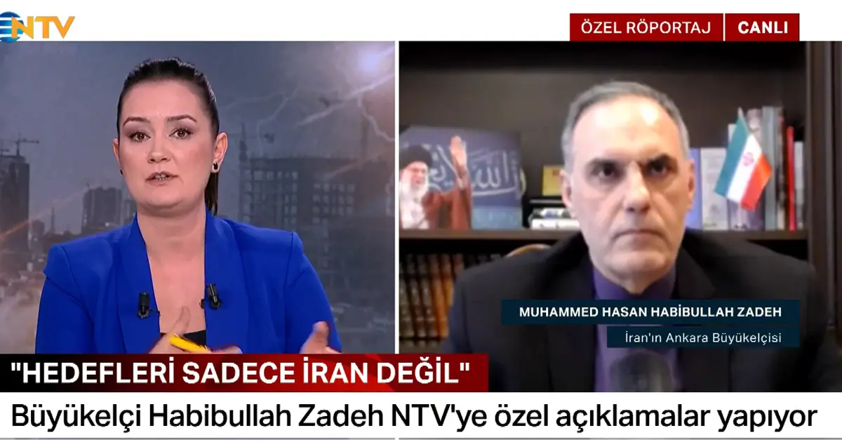 İran’ın Ankara Büyükelçisi NTV’ye konuştu. “İsrail tüm bölge için tehdit”