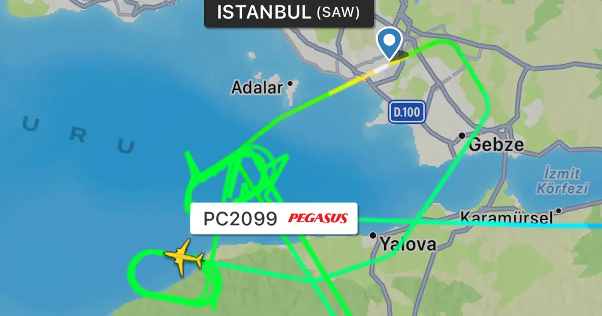İstanbul’a iniş yapamadılar! Uçaklar Marmara üzerinde tur attı, 24’ü yakıt kritiğine girdi