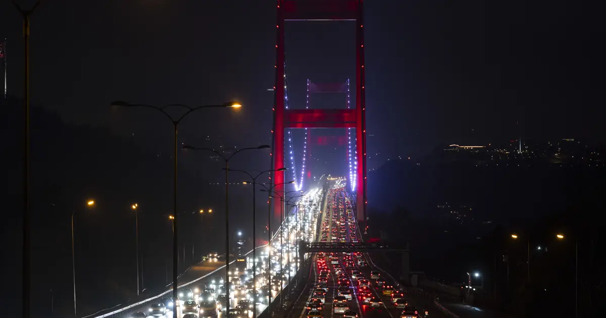 İstanbul’da bayram trafiği. Yoğunluk yüzde 62’ye çıktı