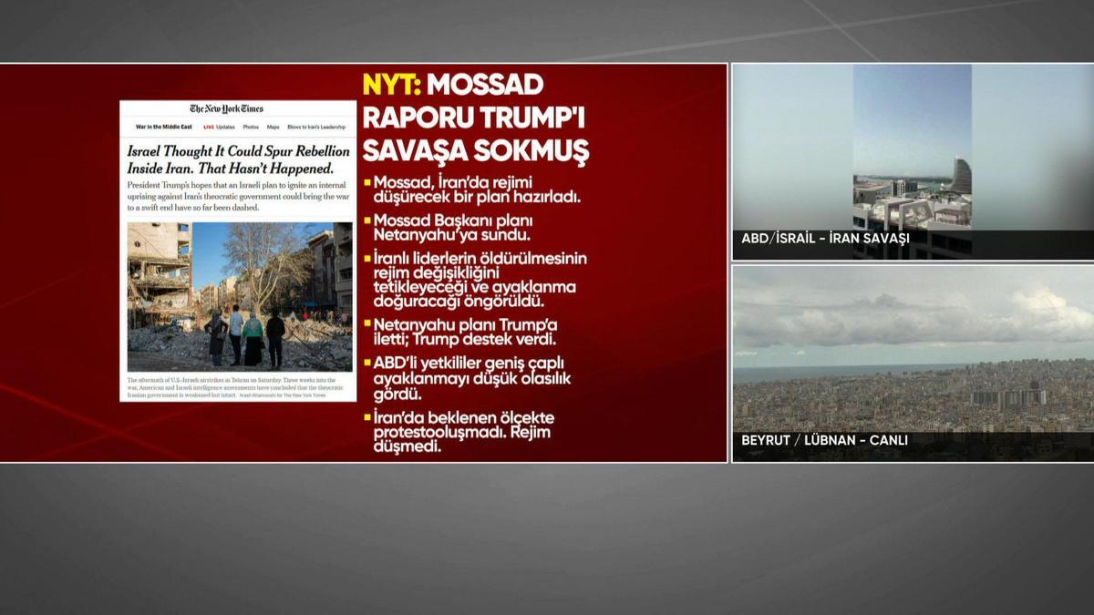 NYT: MOSSAD raporu Trump’ı savaşa sürükledi | 2003 Irak senaryosu tekrar mı ediyor?