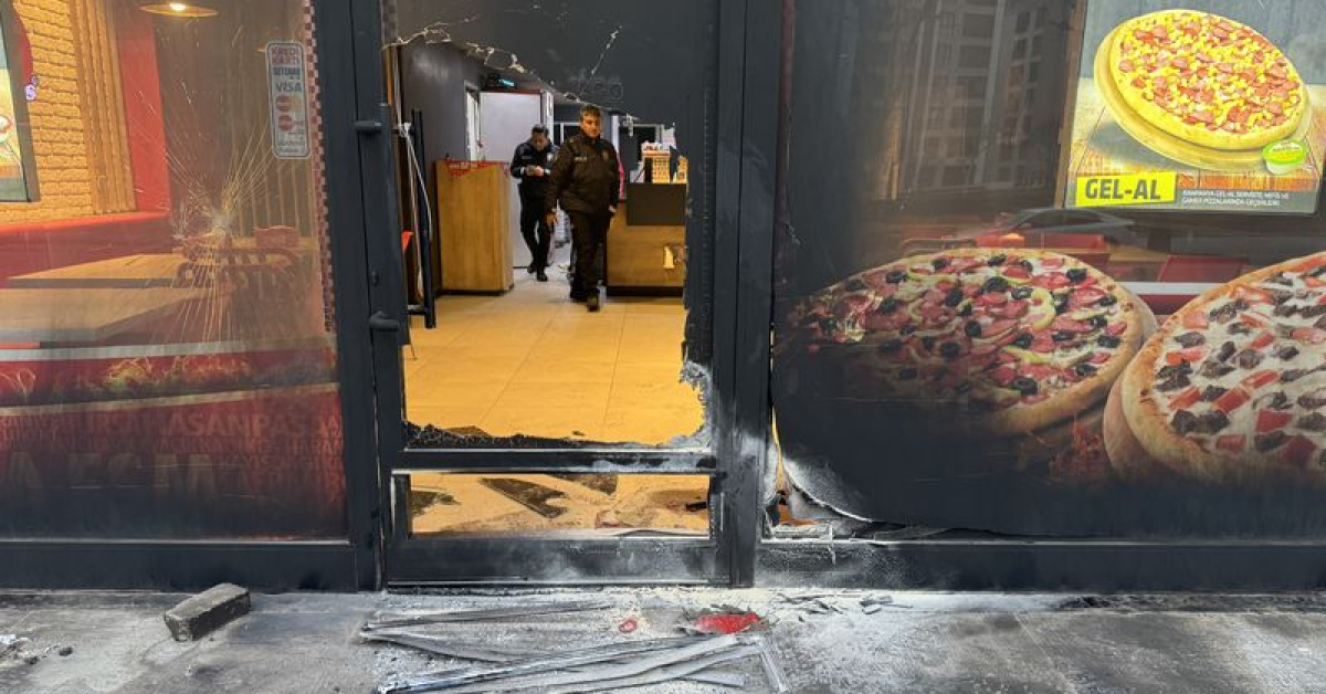 Nilüfer’de pizza zincirine kundaklama