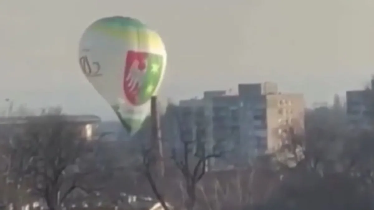 Polonya’da sıcak hava balonu apartmana çarptı: 1 ölü