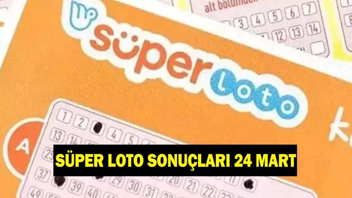 SÜPER LOTO SONUÇLARI 24 MART: Süper Loto sonuçları nasıl sorgulanır? İşte Süper Loto’da kazandıran numaralar…