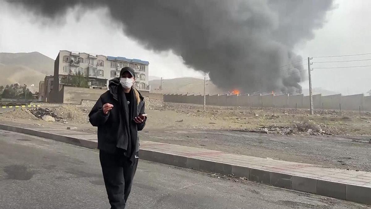 Son dakika… CNN TÜRK İran’da vurulan petrol tesisinde