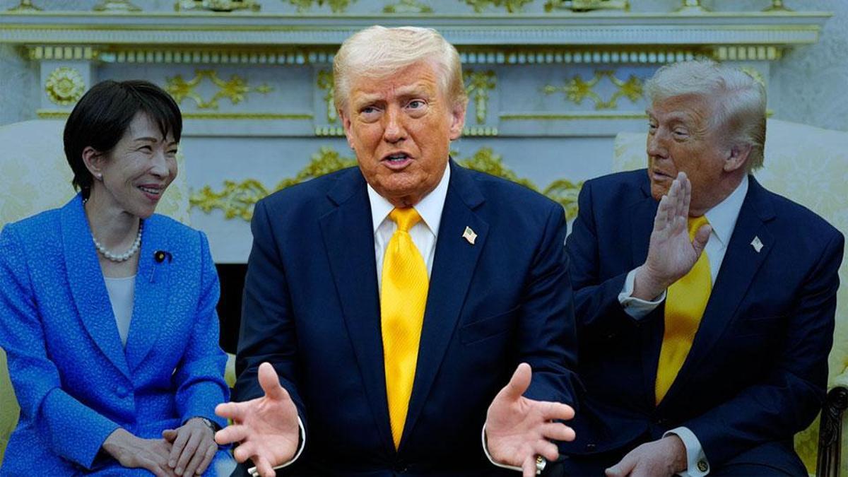 Trump’tan İran’a kara harekatı iddialarına yanıt! Japon heyetine yaptığı espri gündeme oturdu