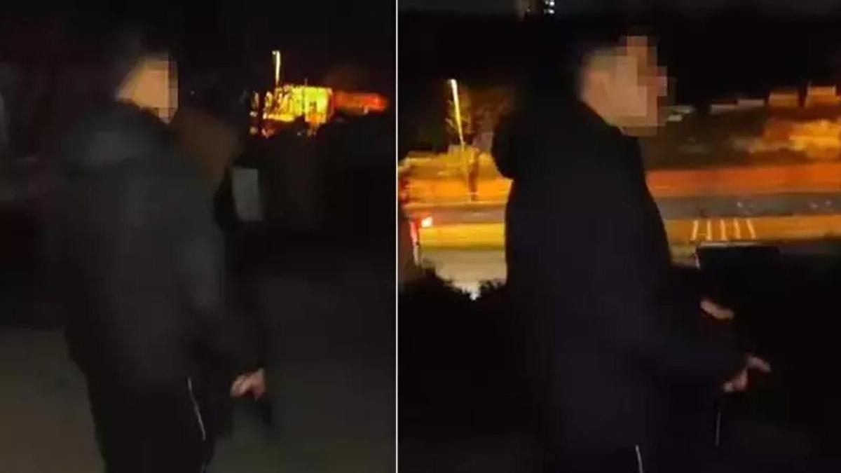 Küçükçekmece’de pes dedirten görüntü! Uzun namlulu silahla sokak sokak gezdi